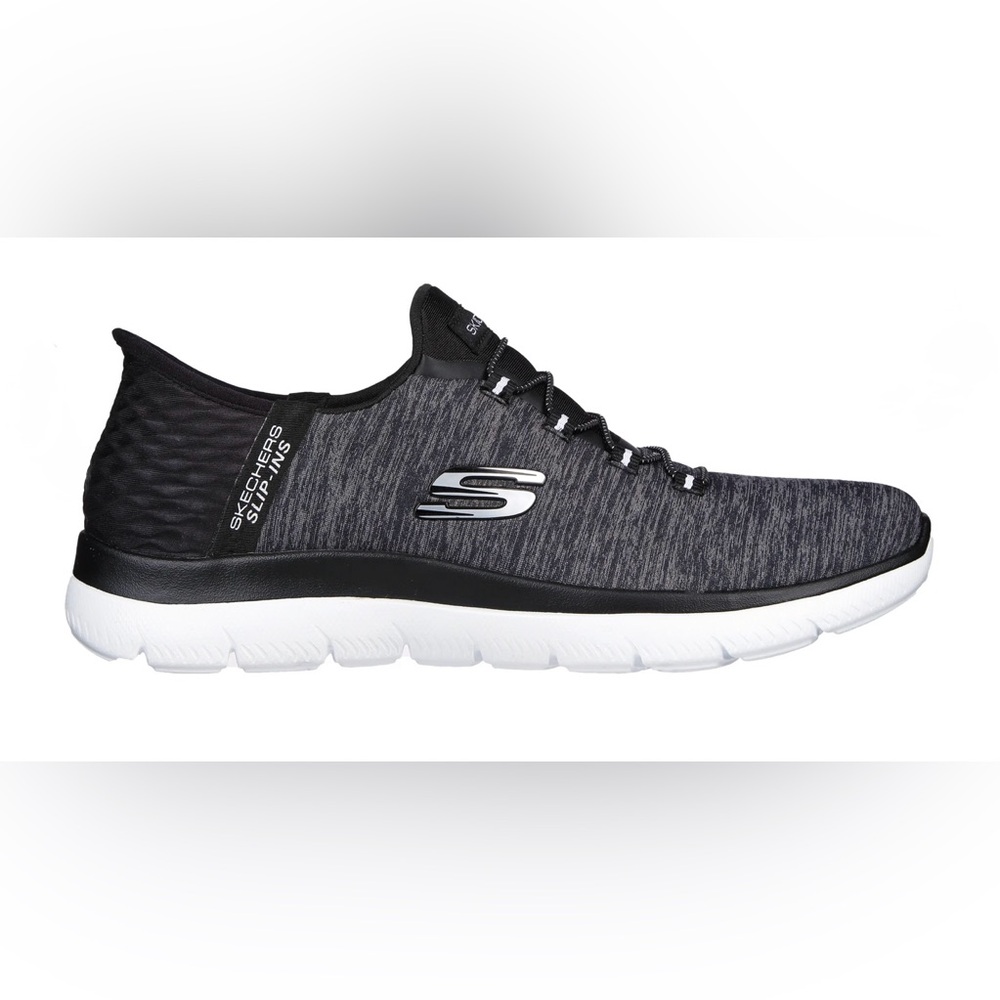 Skechers Charcoal and White Sport Sneakers